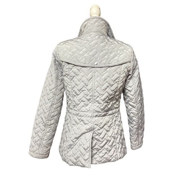 COLE HAAN Signature Quilted Sky Blue Women's Jacket Small Petite. Like new! - Picture 4 of 8